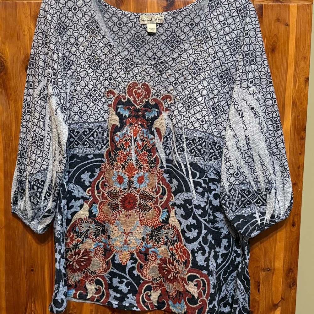 Live and Let Live Knit Top